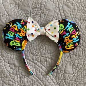 Birthday Mickey/Minnie Mouse Ears